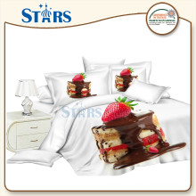 GS-FM3DCD-07 New arrival Elegant Cheap 100% polyester bed sheet fabric weight